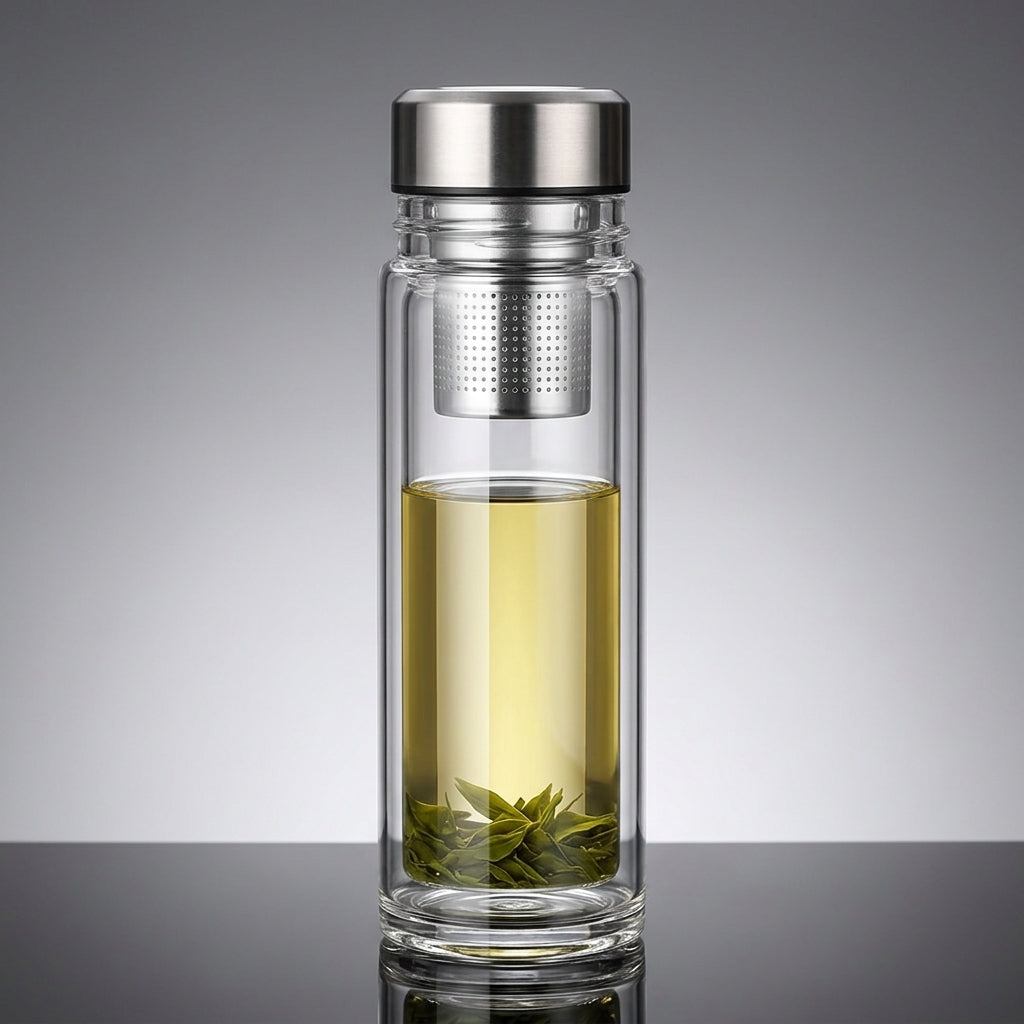 Double Wall Borosilicate Glass Tea Cup