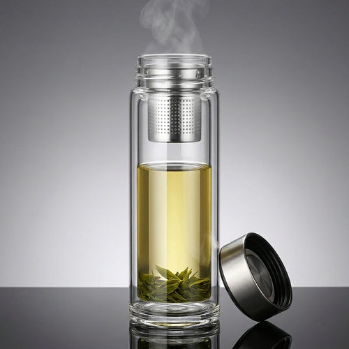 Double Wall Borosilicate Glass Tea Cup